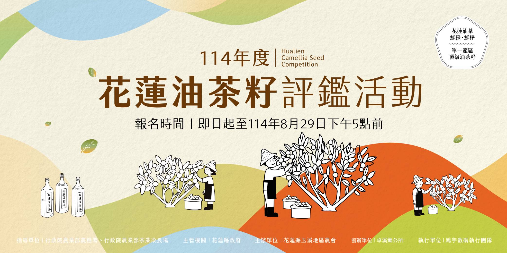 114年度-花蓮油茶籽評鑑報名